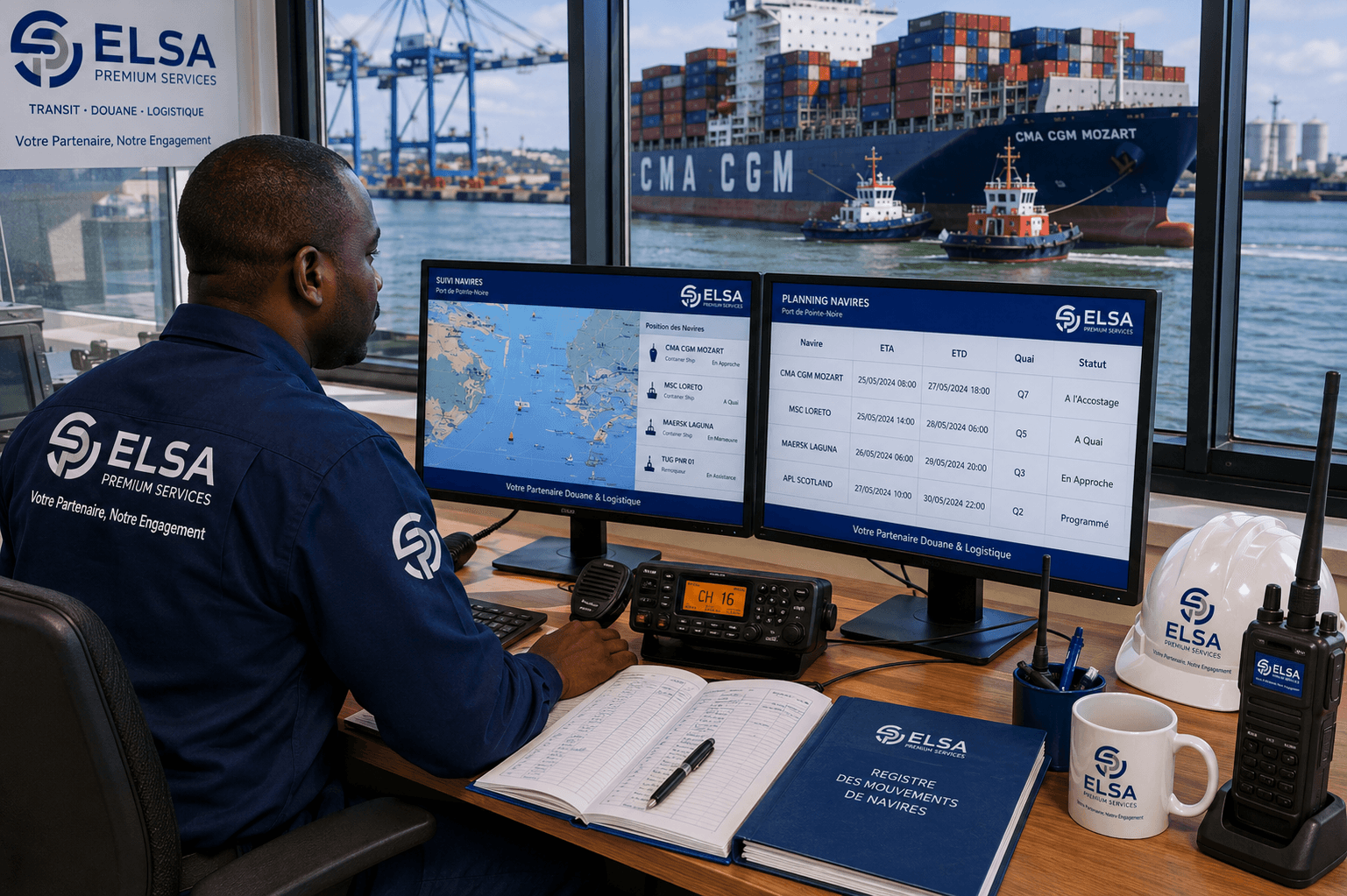 Consignation — Opérations Portuaires à Pointe-Noire | ELSA Premium Services